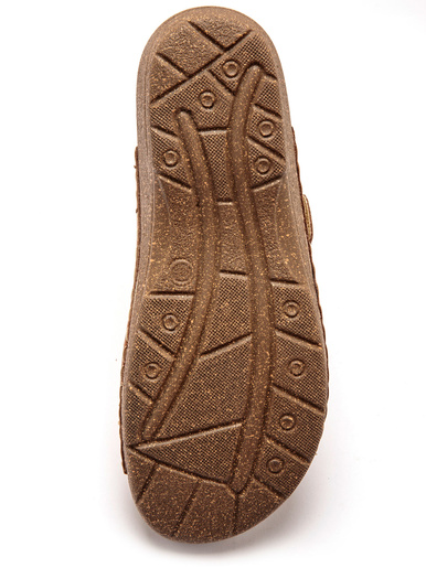 Sandales cuir ouverture totale