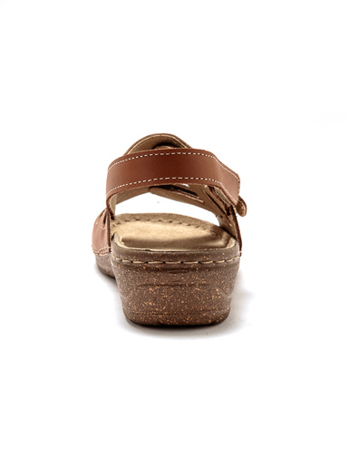 Sandales cuir ouverture totale