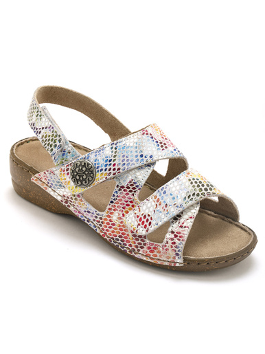 Sandales cuir ouverture totale