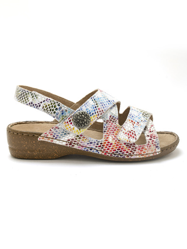 Sandales cuir ouverture totale