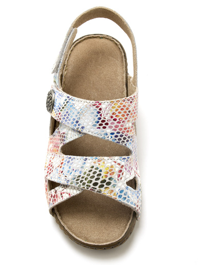 Sandales cuir ouverture totale