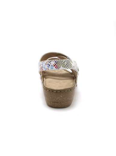 Sandales cuir ouverture totale