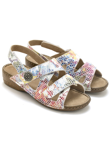Sandales cuir ouverture totale