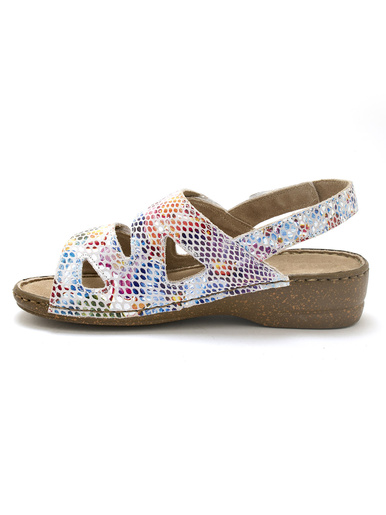 Sandales cuir ouverture totale