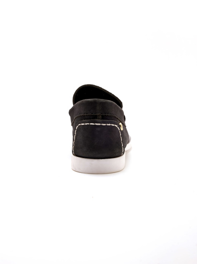 Mocassins bateau cuir nubuck