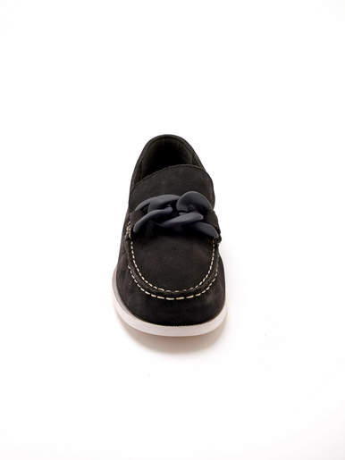 Mocassins bateau cuir nubuck