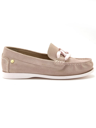 Mocassins bateau cuir nubuck