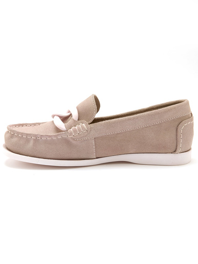 Mocassins bateau cuir nubuck