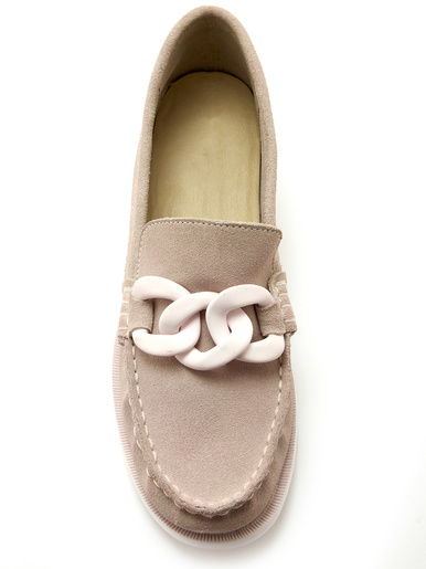 Mocassins bateau cuir nubuck
