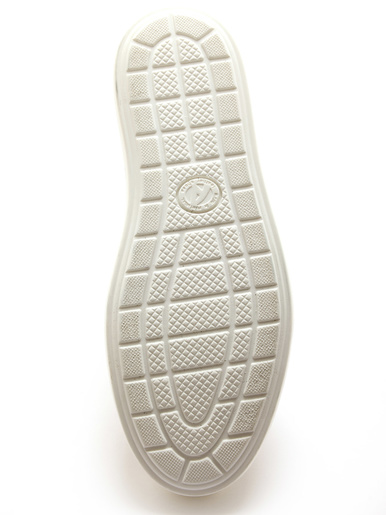 Baskets cuir avec zip et lacets - Pédiconfort - 