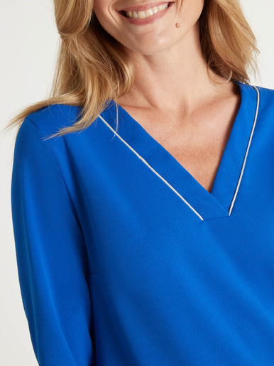 Robe housse en maille fluide
