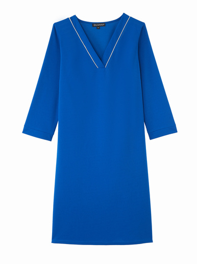 Robe housse en maille fluide