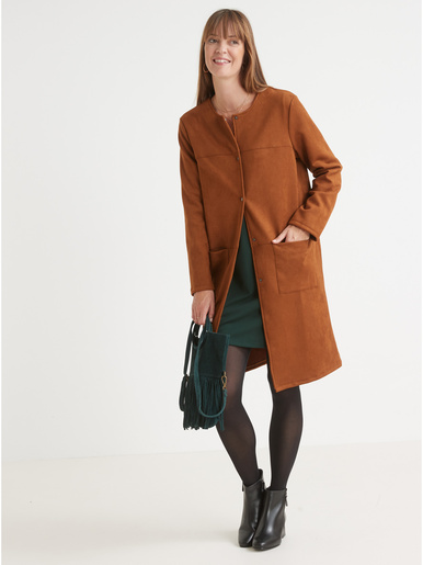 Robe housse en maille fluide