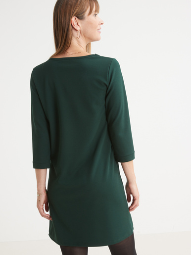 Robe housse en maille fluide