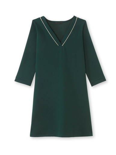 Robe housse en maille fluide