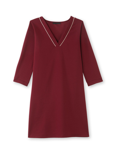 Robe housse en maille fluide
