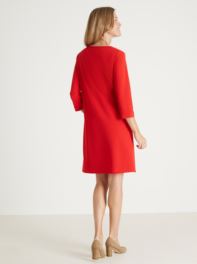 Robe housse en maille fluide