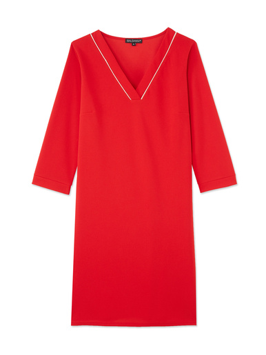 Robe housse en maille fluide