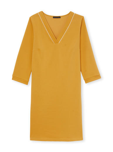 Robe housse en maille fluide