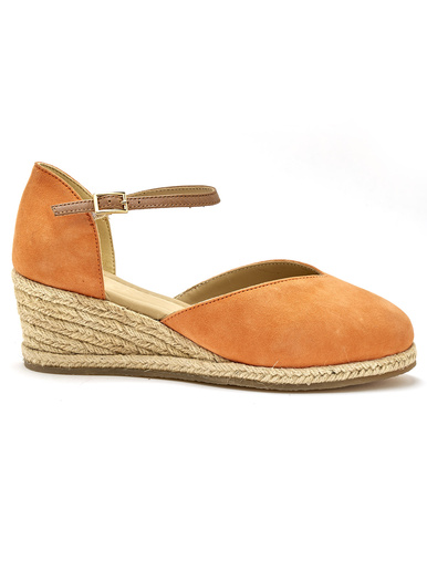 Sandales hautes style espadrilles