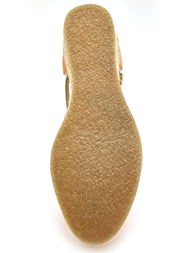Sandales hautes style espadrilles
