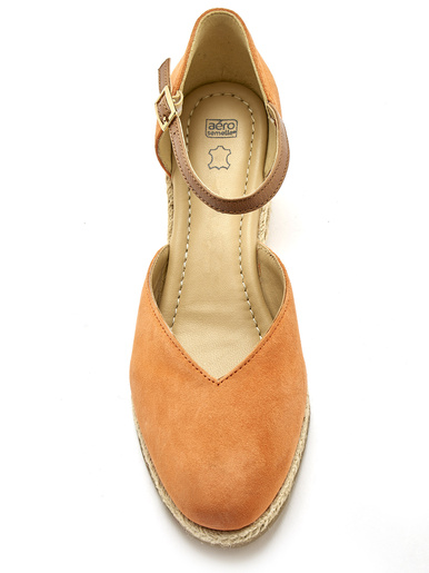 Sandales hautes style espadrilles