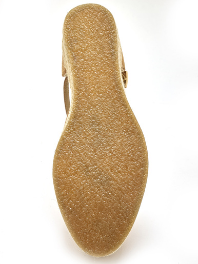 Sandales hautes style espadrilles