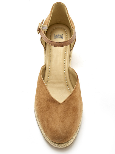 Sandales hautes style espadrilles