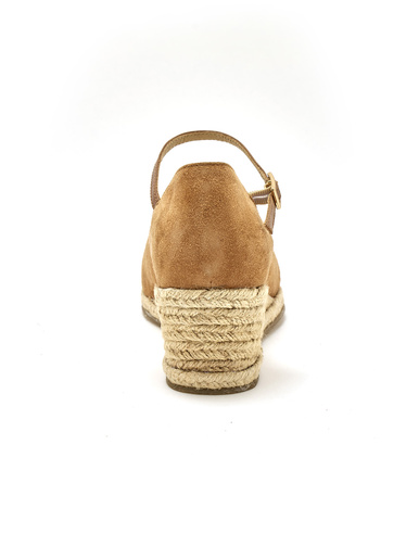 Sandales hautes style espadrilles