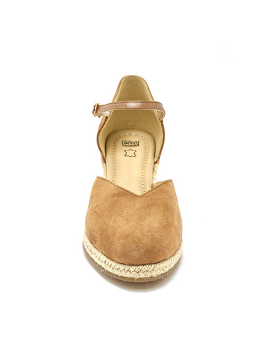 Sandales hautes style espadrilles