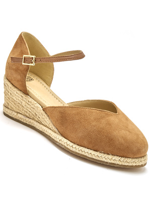 Sandales hautes style espadrilles
