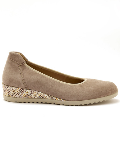 Ballerines compensées semelle amovible