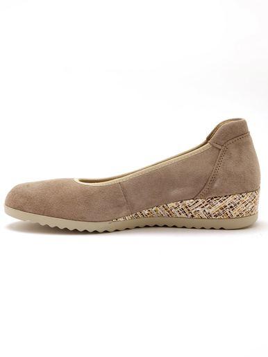 Ballerines compensées semelle amovible