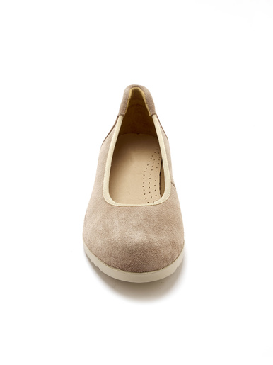 Ballerines compensées semelle amovible