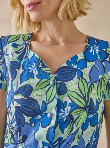 Robe maille fluide