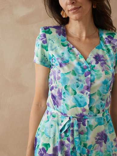 Robe maille fluide