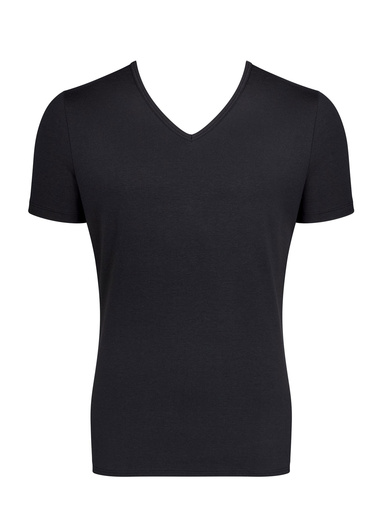 Tee-shirt GO Shirt V-Neck Slim Fit - Sloggi - Noir