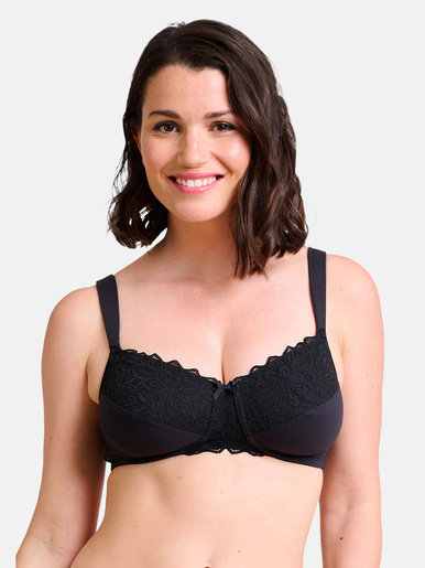 Soutien-gorge post-opératoire Ava - Sans Complexe - Noir