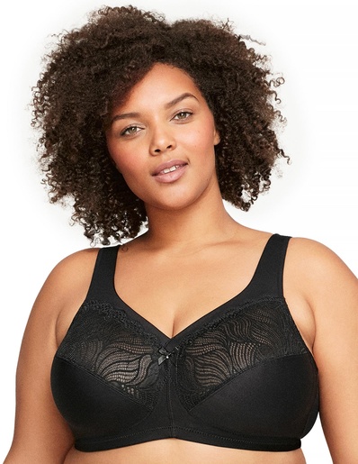 Soutien-gorge Magic Lift sans armatures - Glamorise - Noir