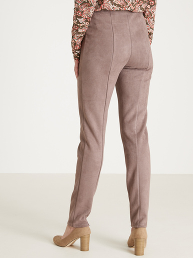 Legging en maille suédine