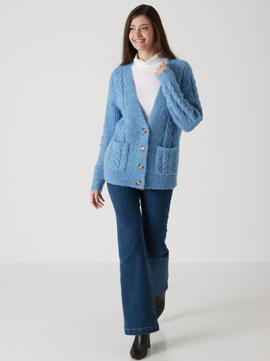GIlet torsadé