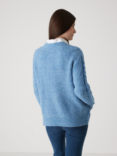 GIlet torsadé