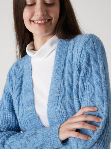 GIlet torsadé