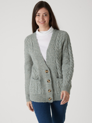 GIlet torsadé - Daxon - Vert