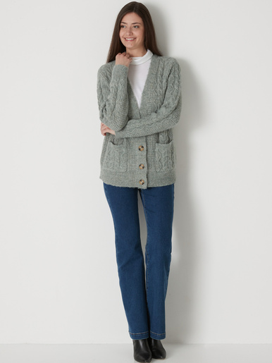 GIlet torsadé - Daxon - Vert