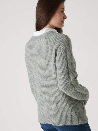 GIlet torsadé - Daxon - Vert