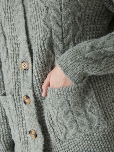 GIlet torsadé - Daxon - Vert