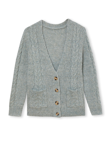 GIlet torsadé - Daxon - Vert
