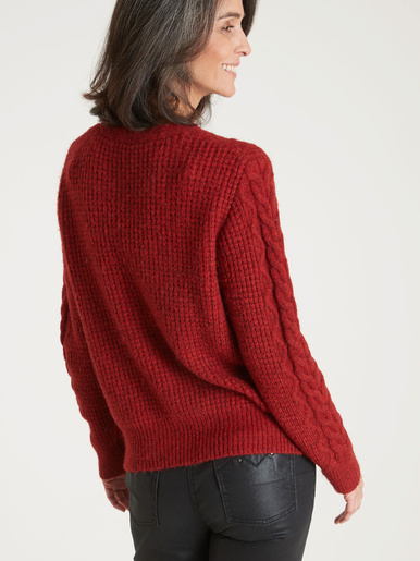 GIlet torsadé