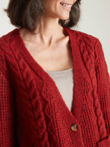 GIlet torsadé
